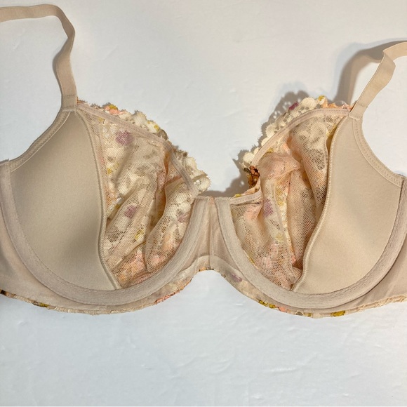 NWT VICTORIA’S SECRET 32DD BBV Unlined Demi Floral Lace Underwire Bra - Picture 5 of 13